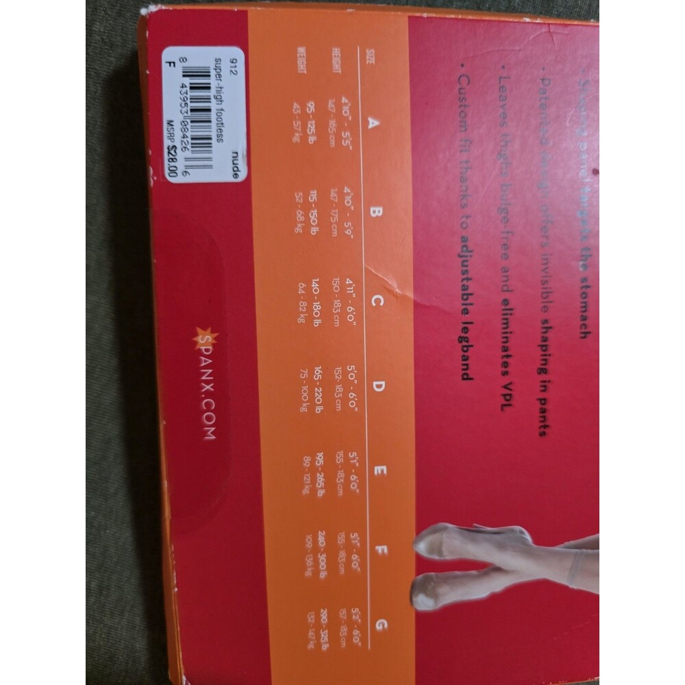 Spanx Higher Power Nude Capri Size F (2XL) See Photo For Size Chart New In box - Picture 3 of 4